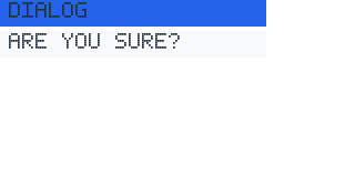 Dialog render-only preview