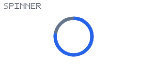 Spinner render-only preview