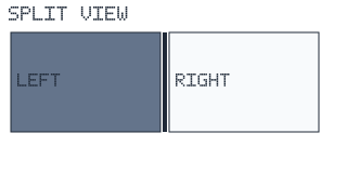Split View render-only preview